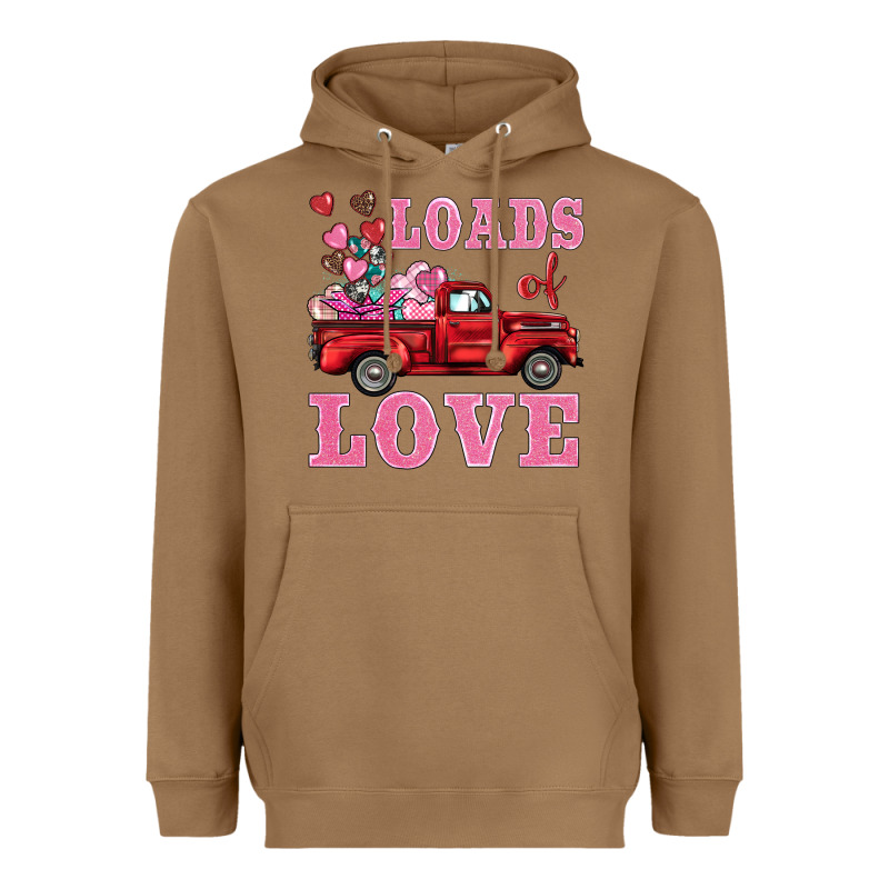 Loads Of Love Truck Heavyweight Hoodie by BarkalooDesign | Teevron
