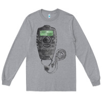 Heather Grey baseball counter and stopwatch fa element Long Sleeve Tee - FaDigitalArtStudio