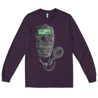 Plum baseball counter and stopwatch fa element Long Sleeve Tee - FaDigitalArtStudio