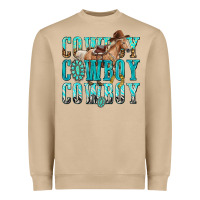 Mushroom cowboy cowboy cowboy Heavyweight Sweatshirt - texasbilliewilder