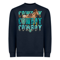 Navy cowboy cowboy cowboy Heavyweight Sweatshirt - texasbilliewilder
