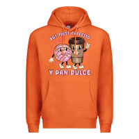 Carrot but first cafecito y pan dulce Premium Hoodie - MaliasSmallBusiness