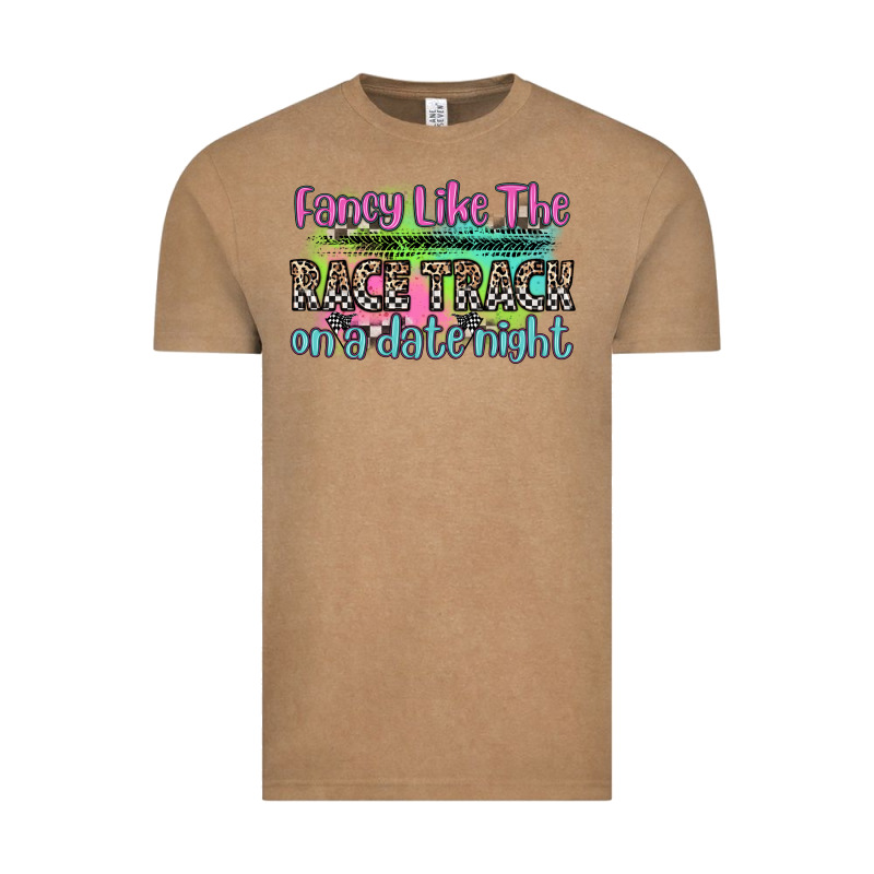 Fancy Like The Race Track On A Date Night Vintage Tee by Zillion Design Studio | Teevron