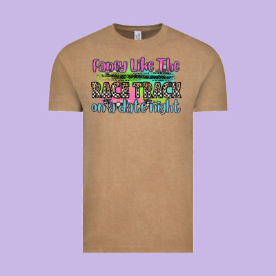 Fancy Like The Race Track On A Date Night Vintage Tee Designed By Zillion Design Studio