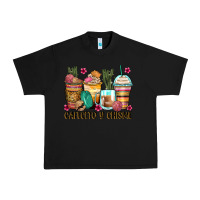 Black cafecito y chisme coffee cups Urban Heavy Tee - Zillion Design Studio