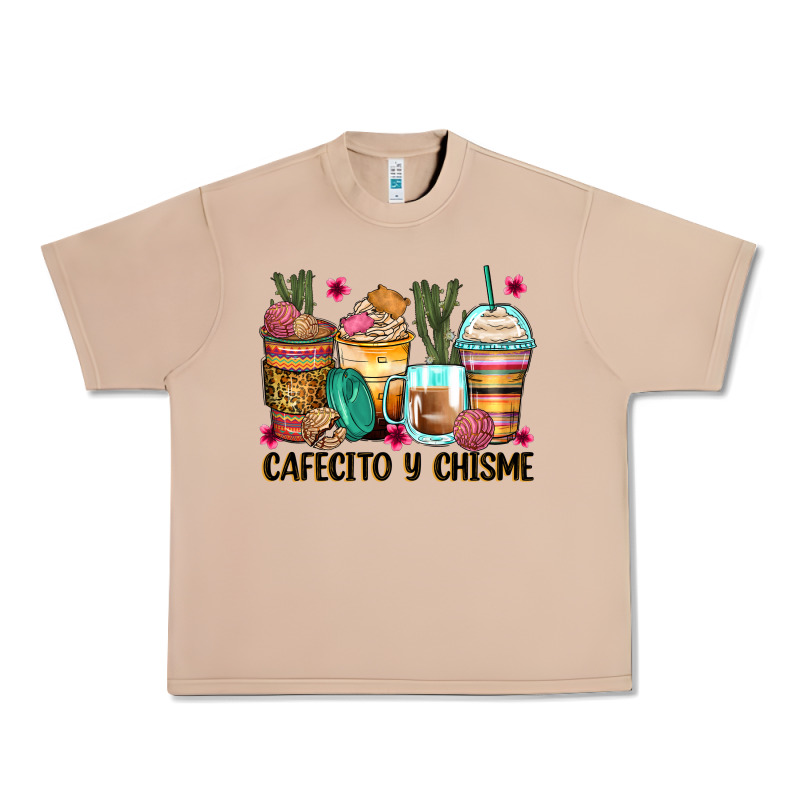 Cafecito Y Chisme Coffee Cups Urban Heavy Tee by Zillion Design Studio | Teevron
