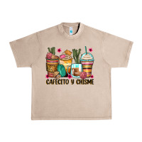 French Oak cafecito y chisme coffee cups Urban Heavy Tee - Zillion Design Studio