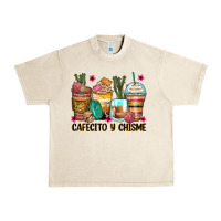 Sandshell cafecito y chisme coffee cups Urban Heavy Tee - Zillion Design Studio