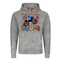 Cloud Rock red white boom monster truck Vintage Hoodie - RanaPortraitStore