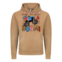 Vintage Camel red white boom monster truck Vintage Hoodie - RanaPortraitStore