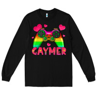 Black gaymer Long Sleeve Tee - HRA Design Shop