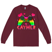 Burgundy gaymer Long Sleeve Tee - HRA Design Shop