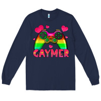 Navy gaymer Long Sleeve Tee - HRA Design Shop