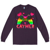 Plum gaymer Long Sleeve Tee - HRA Design Shop