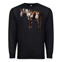 Black Mustang Horse Premium Sweatshirt - LillyAllenDesigns