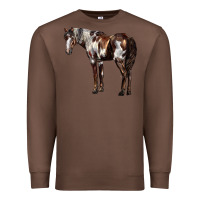 Chestnut Mustang Horse Premium Sweatshirt - LillyAllenDesigns