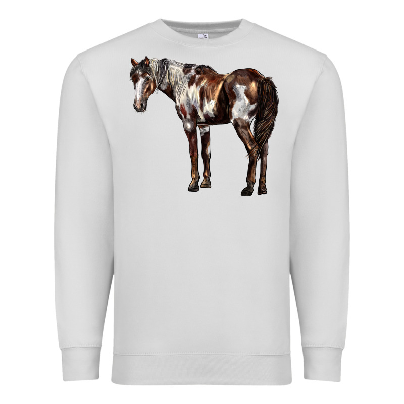 Mustang Horse Premium Sweatshirt by LillyAllenDesigns | Teevron