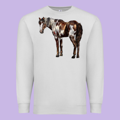 Mustang Horse Premium Sweatshirt Designed By Lillyallendesigns