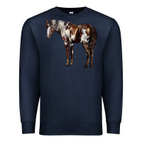 Navy Mustang Horse Premium Sweatshirt - LillyAllenDesigns