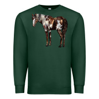 Sports Green Mustang Horse Premium Sweatshirt - LillyAllenDesigns