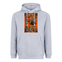 Heather Grey Western On The Hunt Deer Heavyweight Hoodie - LillyAllenDesigns