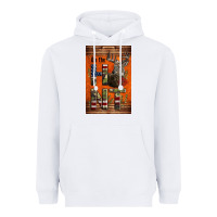 White Western On The Hunt Deer Heavyweight Hoodie - LillyAllenDesigns