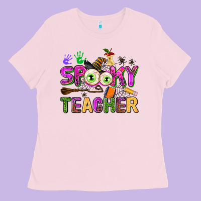 Spooky Teacher Ladies Tee Designed By Adodesignshop