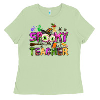 Matcha spooky teacher Ladies Tee - AdoDesignShop
