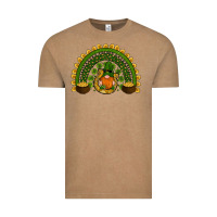 Vintage Coffee st patricks day rainbow Vintage Tee - RanaPortraitStore