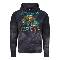 Cloud Black i'd rather be fishing Vintage Hoodie - RanaPortraitStore