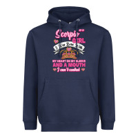 Navy as a scorpio girl zodiac girls Heavyweight Hoodie - Jasminsmagicworld