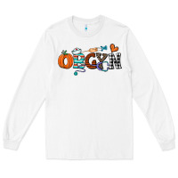 White obgyn Long Sleeve Tee - CowhideDigitalArt