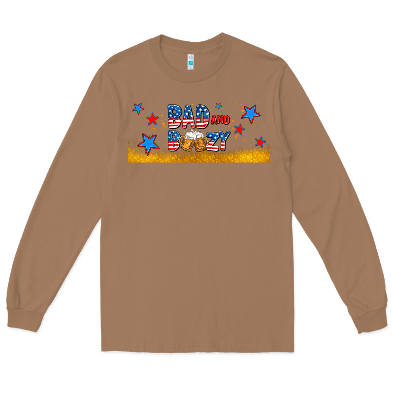 Bad And Boozy Long Sleeve Tee by AdoDesignShop | Teevron