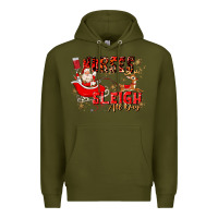 Army Green nurses sleigh all day Premium Hoodie - MaliasSmallBusiness