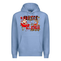 Colony Blue nurses sleigh all day Premium Hoodie - MaliasSmallBusiness