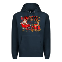 Navy nurses sleigh all day Premium Hoodie - MaliasSmallBusiness