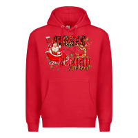 Red nurses sleigh all day Premium Hoodie - MaliasSmallBusiness