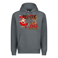 Rock nurses sleigh all day Premium Hoodie - MaliasSmallBusiness