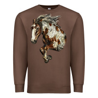 Chestnut Mustang Horse Premium Sweatshirt - LillyAllenDesigns