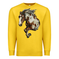 Lemon Mustang Horse Premium Sweatshirt - LillyAllenDesigns