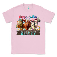 Bubblegum Pink happy easter heifer Classic Tee - RacoonDesign