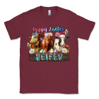 Burgundy happy easter heifer Classic Tee - RacoonDesign