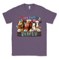 Lavender happy easter heifer Classic Tee - RacoonDesign