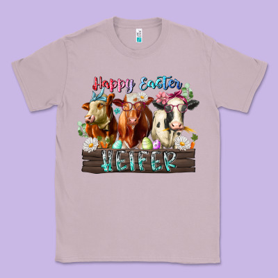 Happy Easter Heifer Classic Tee Designed By Racoondesign