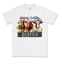 White happy easter heifer Classic Tee - RacoonDesign