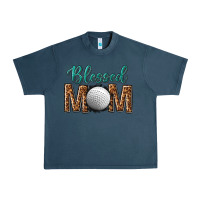 Midnight Navy western blessed mom with hockey Urban Heavy Tee - texasbilliewilder