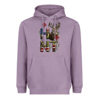Lavender Deer Hunting Usa Flag Heavyweight Hoodie - LillyAllenDesigns