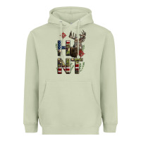 Matcha Deer Hunting Usa Flag Heavyweight Hoodie - LillyAllenDesigns