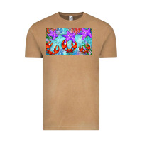 Vintage Camel crab and starfish  cup Vintage Tee - BarkalooDesign