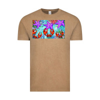 Vintage Coffee crab and starfish  cup Vintage Tee - BarkalooDesign